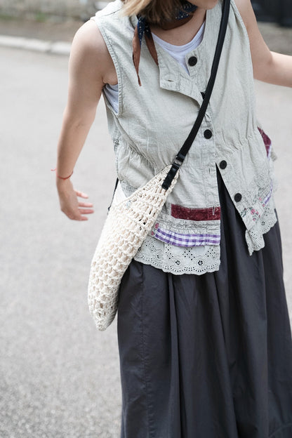 MARITHÉ FRANҪOIS GIRBAUD - MACRAME HOBO BAG 【📣7折中】