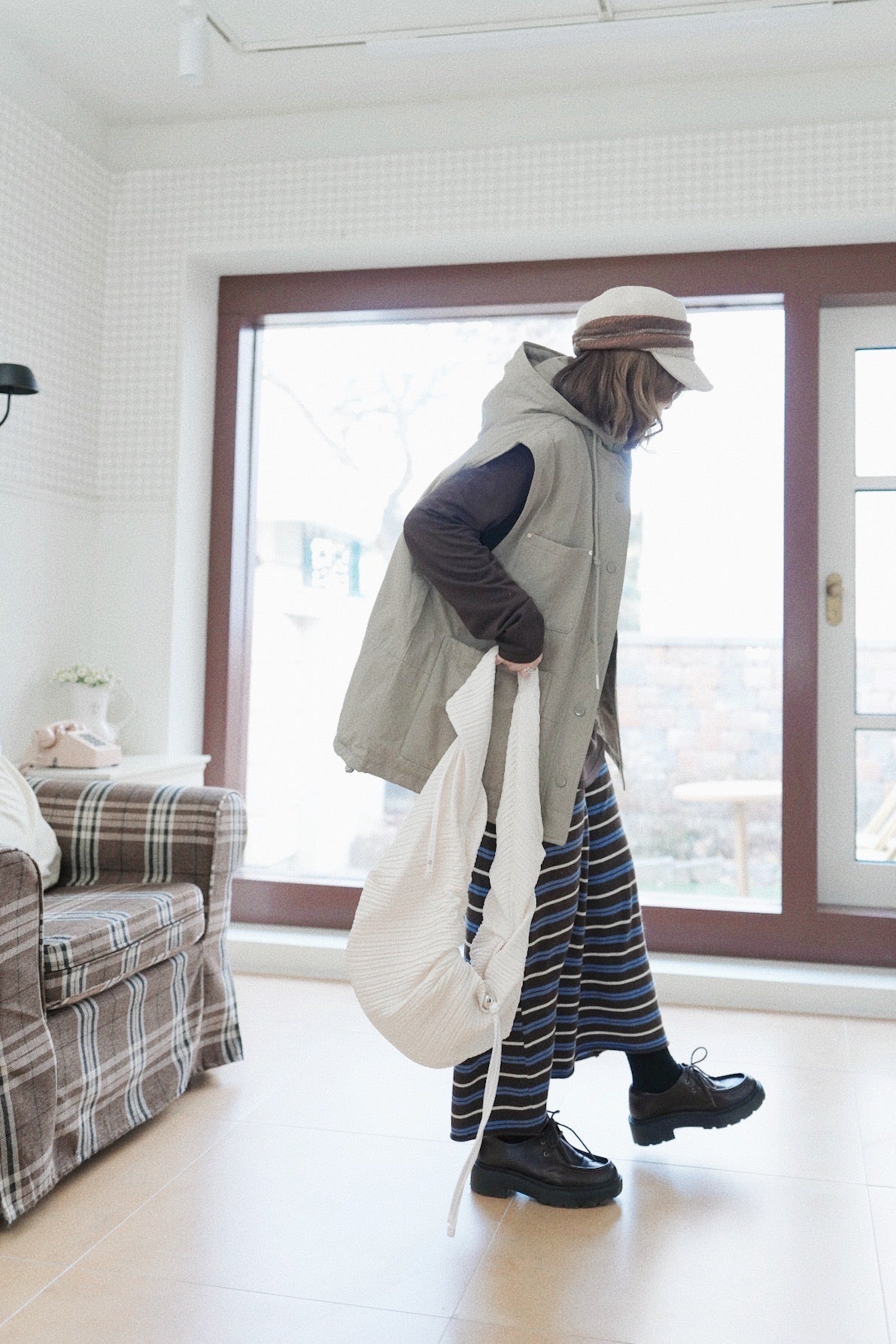 MZ926 OVERSIZED DOWN FEATHER VEST