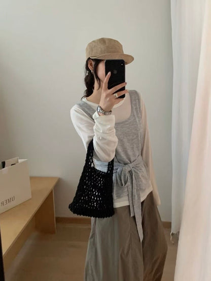 MZ904 MODAL WOOL 1+1 TOP SET