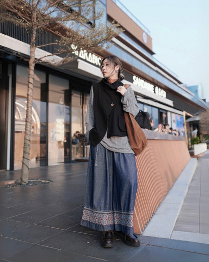MZ934 SAINT SUEDE BAG WITH COINS BAG