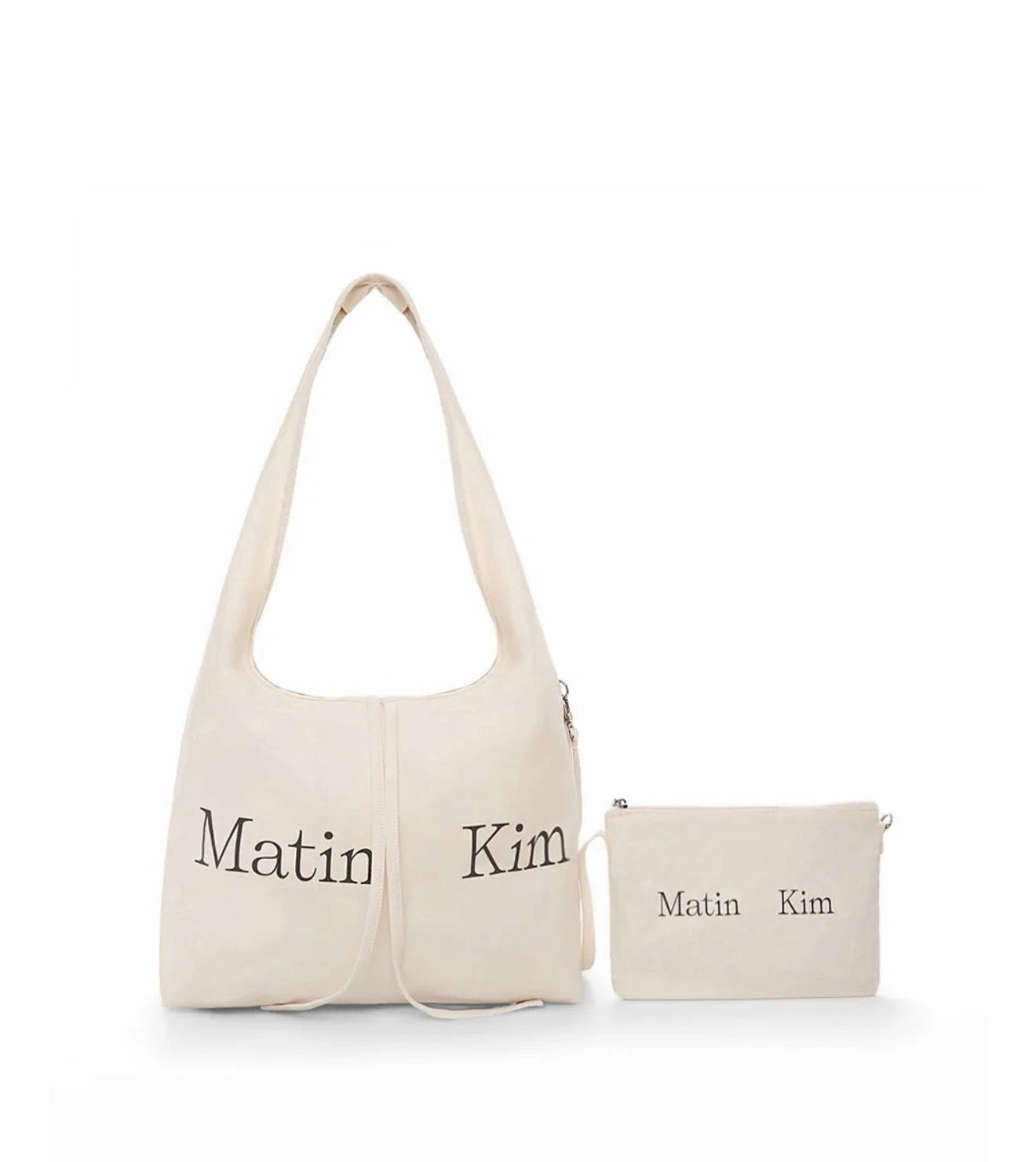 MATIN KIM - LOGO POINT ROUND ECOBAG