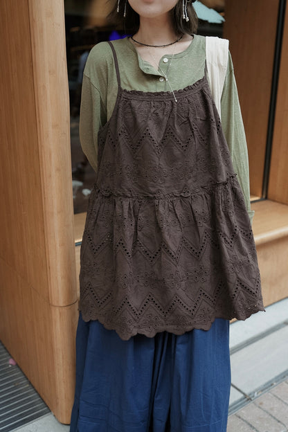 CB146 EMBROIDERED LACE TOP