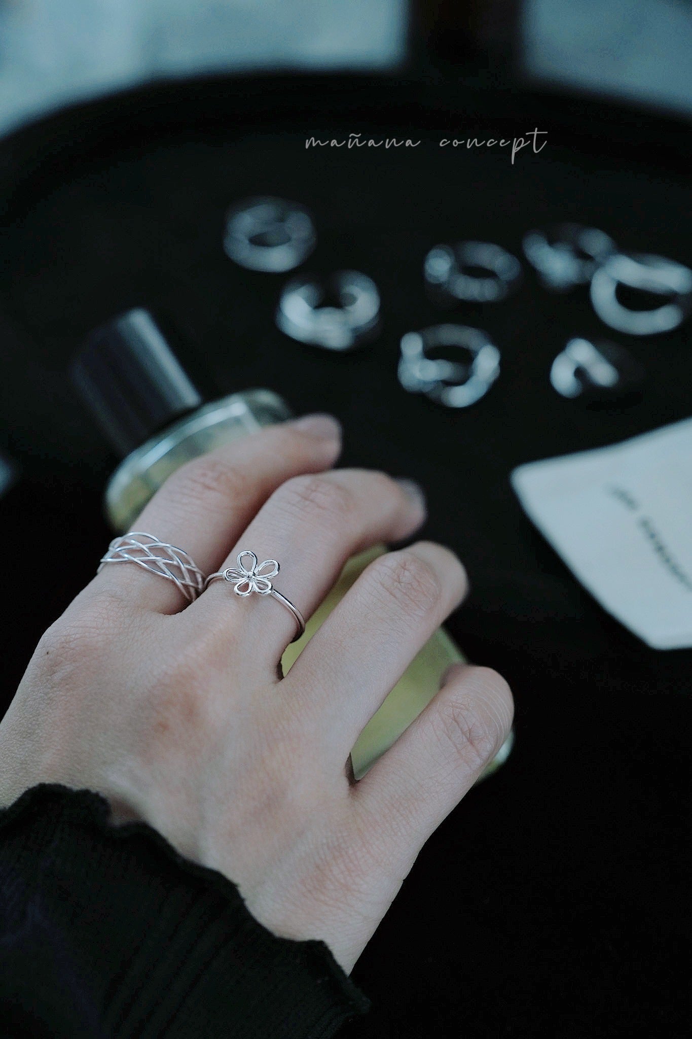 MB028 925 SILVER RING - Fleur de Lys