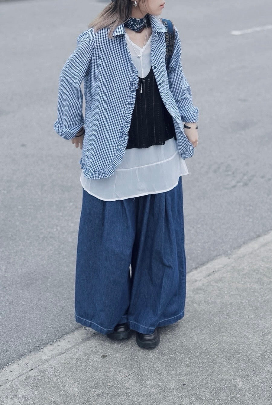 MZ982 SHEER CHIFFON LAYER DRESS
