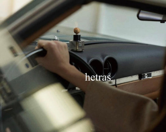 HETRAS. 車用擴香(小空間都適用!) Premium Car Diffuser 77ml x2【2支裝】