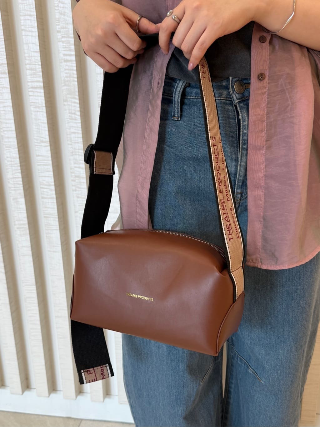 🇯🇵THEATRE PRODUCTS - JACQUARD TAPE BODY BAG (限定聯乘款）