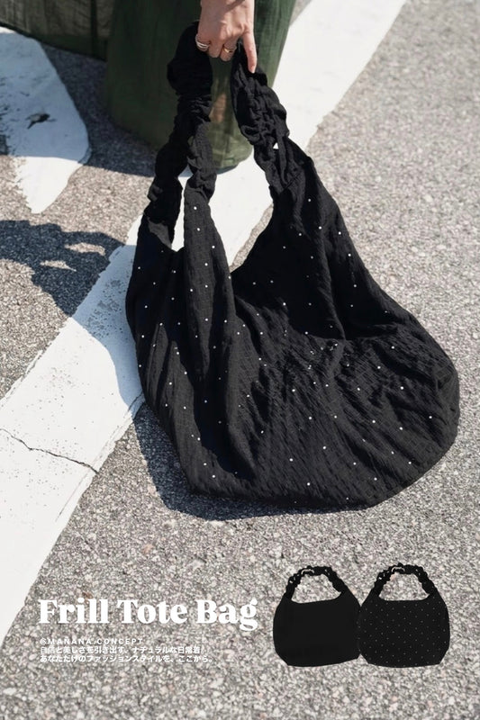 NA497 FRILL TOTE BAG