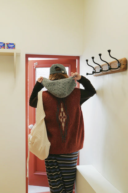 MZ921 CABLE HOODED SCARF