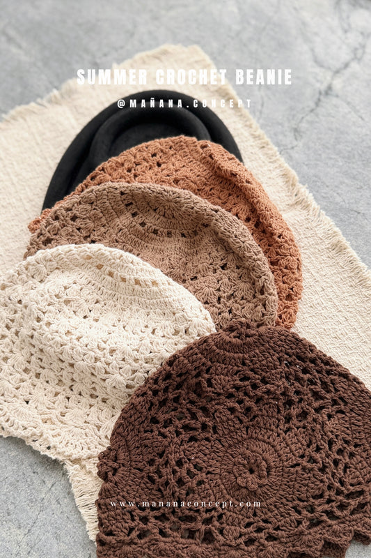 MB025 SUMMER CROCHET BEANIE