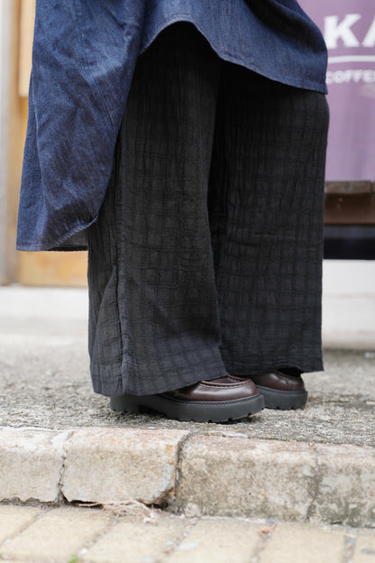 CA910 LT-WEIGHT CHECKED CAUSAL PANTS