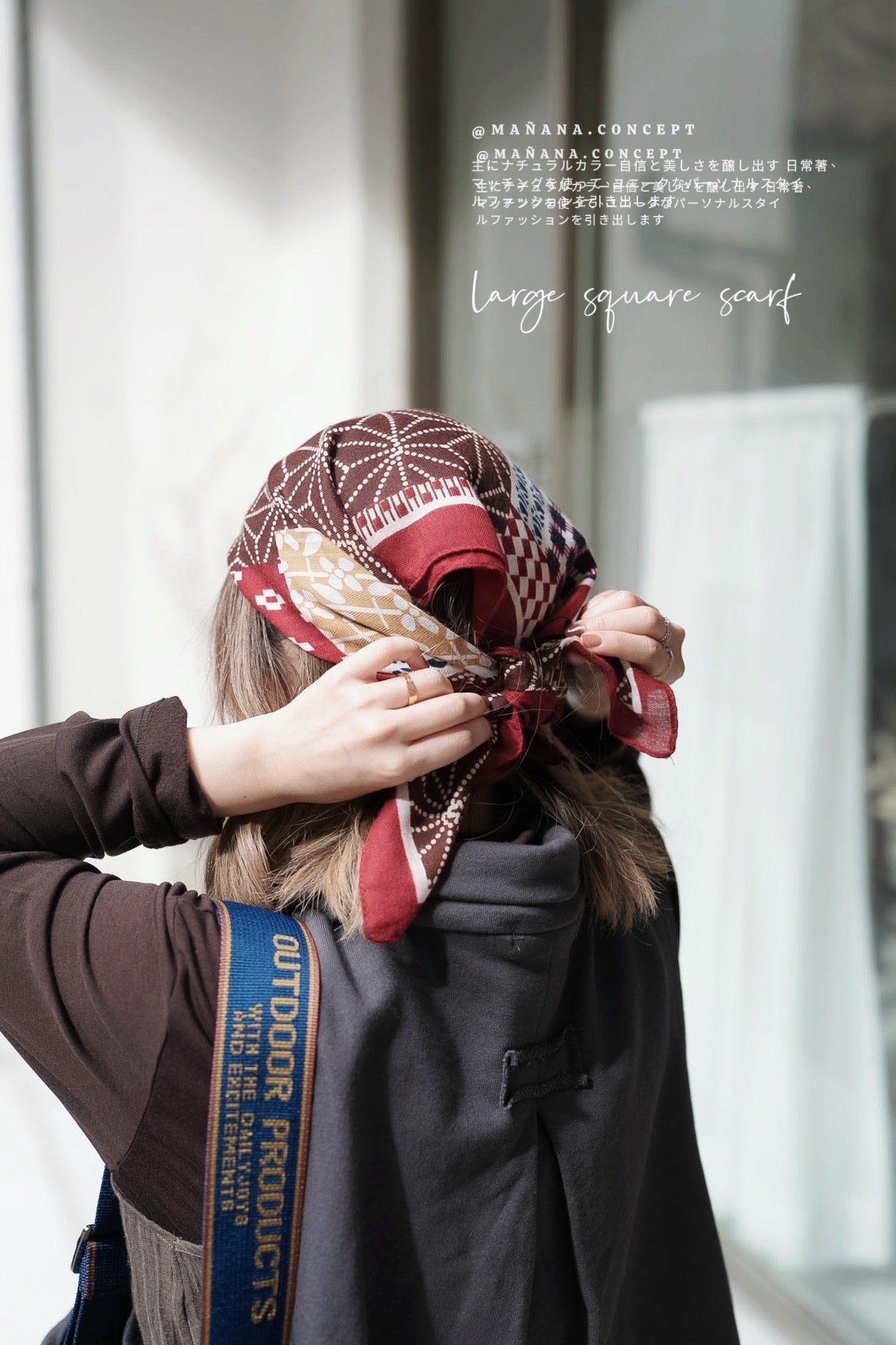 MZ960 LARGE SQUARE SCARF