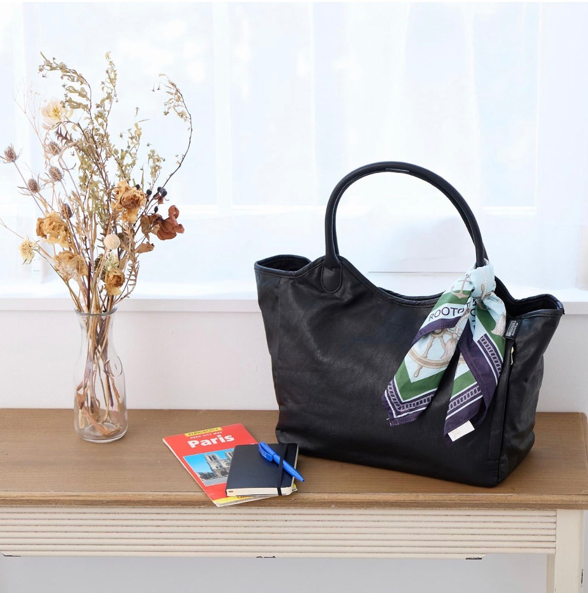 ROOTOTE 🇯🇵JAPAN SQUARE SCARF TOTE BAG / 4 Patterns