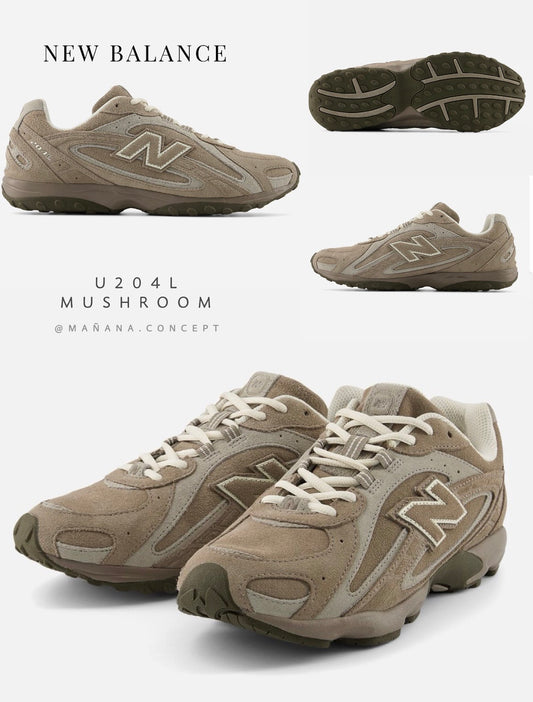 【 韓版必選 】NEW BALANCE 204L / MUSHROOM & TIMBERWOLF