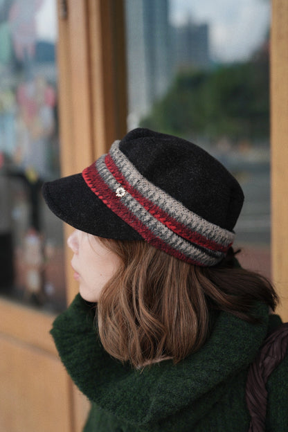 MZ907 NEWSBOY WOOL CAP