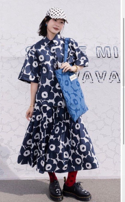 MARIMEKKO - KIOSKI VANKKA DENIM UNIKKO BAG 41X44CM
