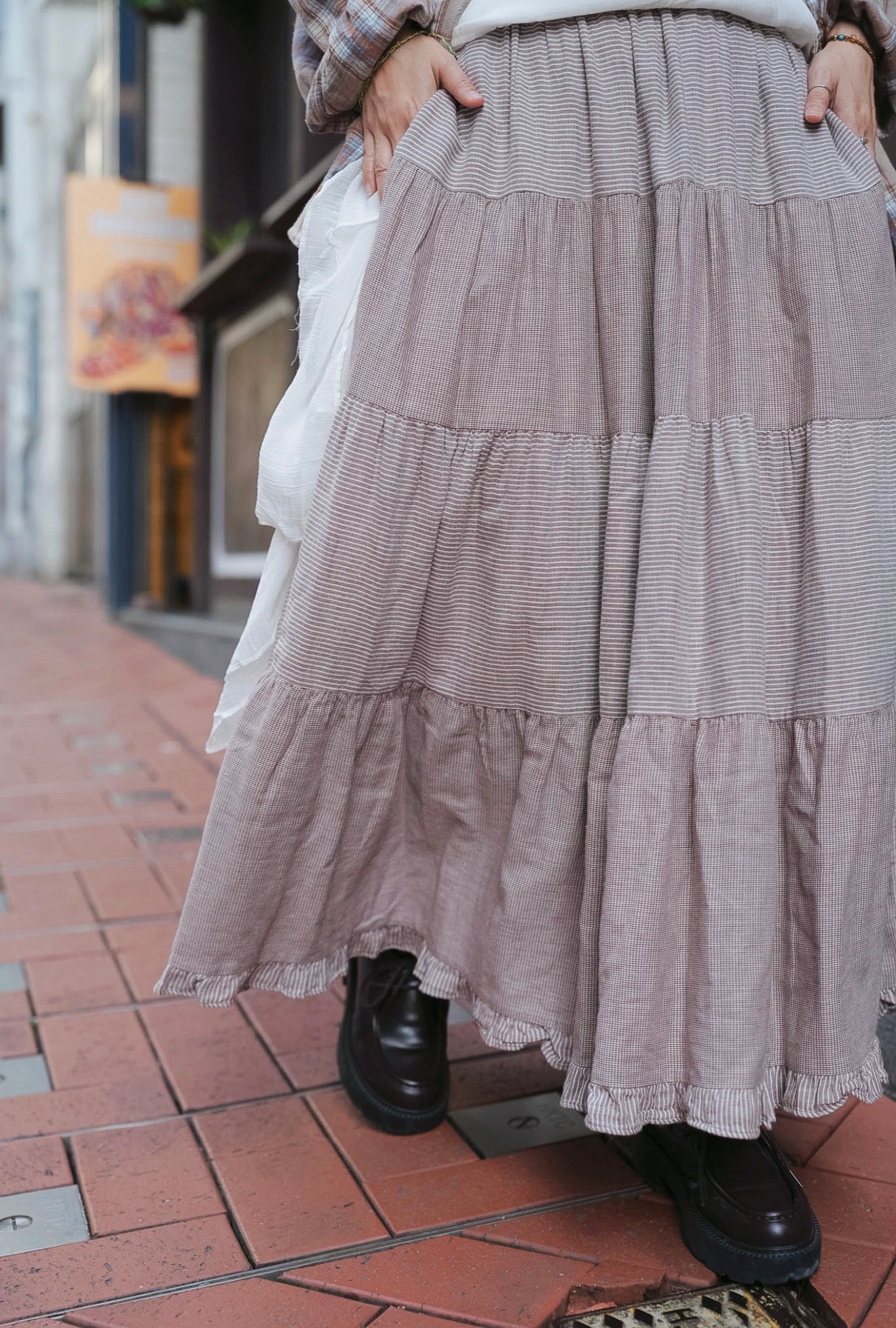 CB109 DOUBLE CLOTH SOFT SKIRT