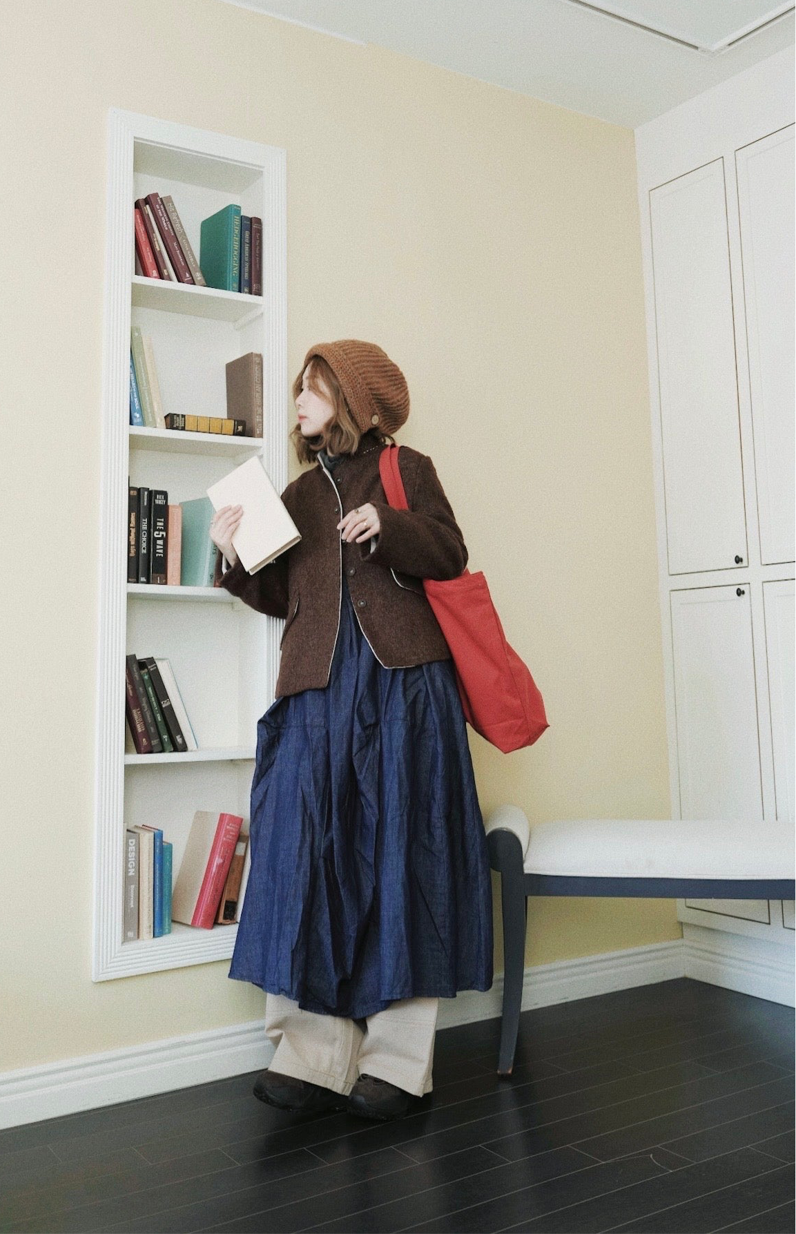 MZ939 BALLOON COTTON STRING WIDE PANTS