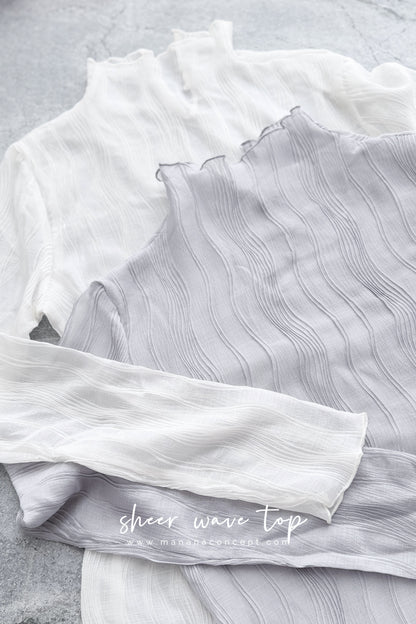MZ976 SHEER WAVE TOP