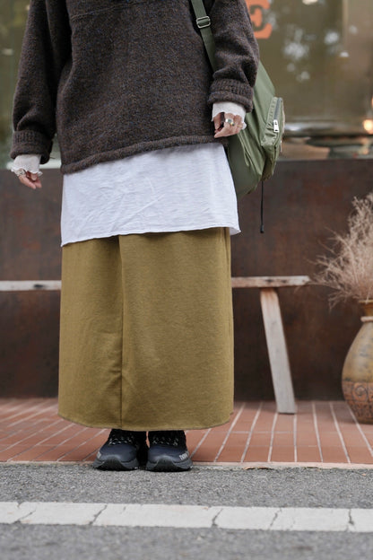 MZ858 WRAPPED STRAIGHT SKIRT