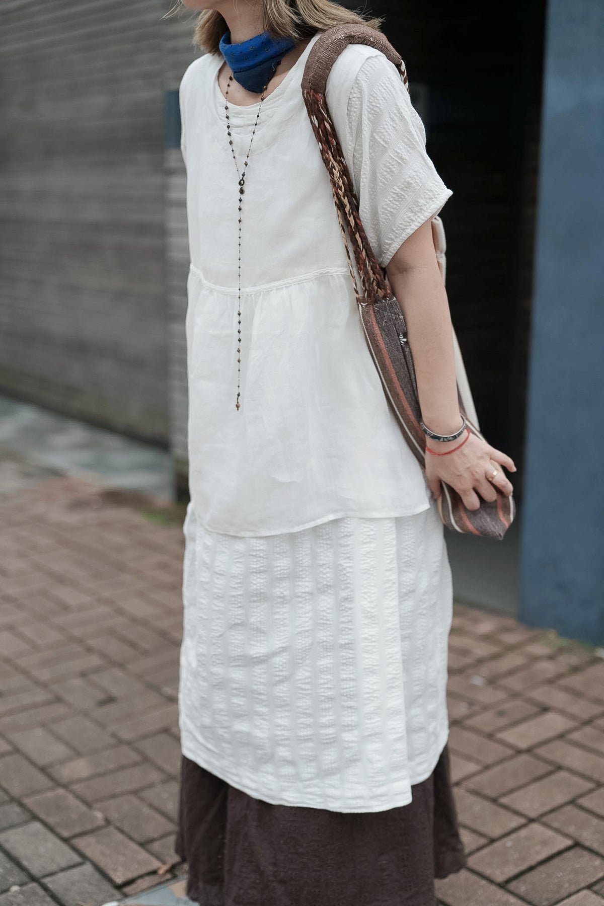 CB145 ROUND NECK SHEER TOP
