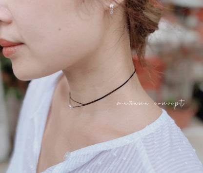 MB029 SILVER 925 LAYERING CHOKER