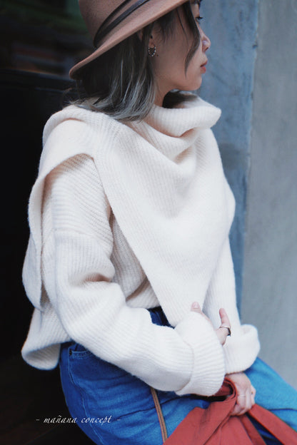 MZ600 1+1 SCARF TOP SET