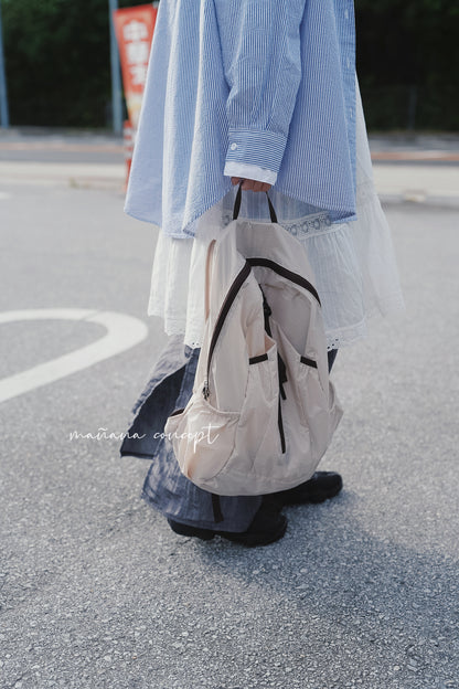 COCA POCKETABLE VERTICAL ZIPPER BACKPACK