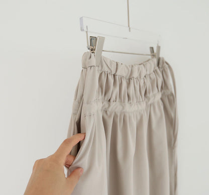 MZ947 DOUBLE GATHERED SKIRT