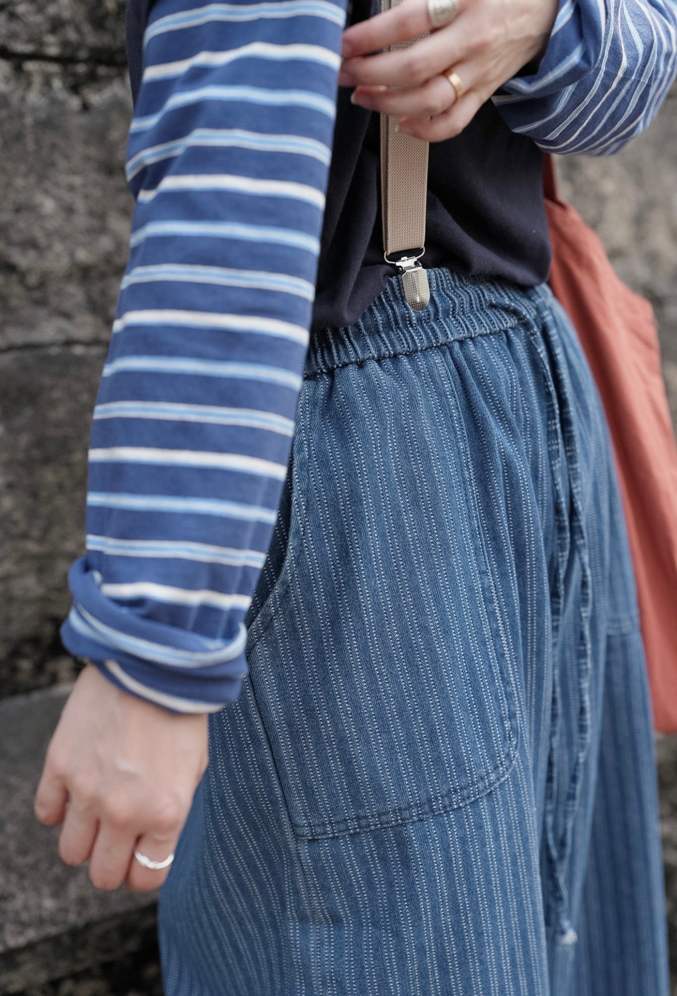 MZ979 LAYERED SLEEVE TEE