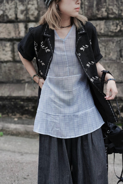 MZ982 SHEER CHIFFON LAYER DRESS