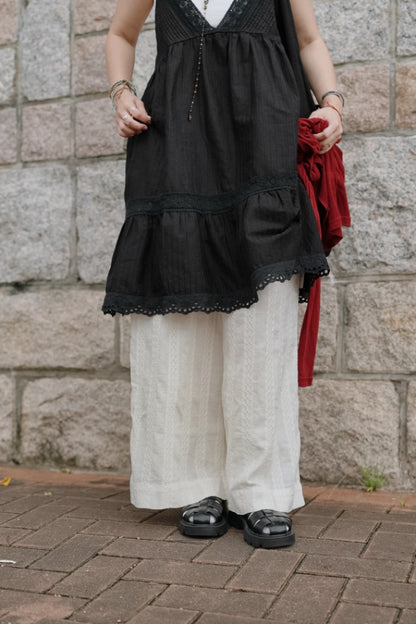 CB139 CORDED EMBROIDERY PANTS