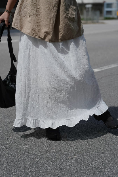 MB019 SHEER DOT SKIRT