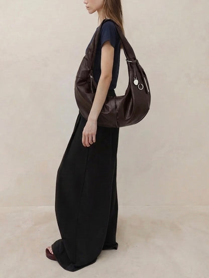 MATIN KIM TWIST HANDLE HOBO BAG