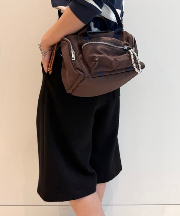 BEAMS x CTRL FREAK - MILITARY CHARM BOSTON BAG