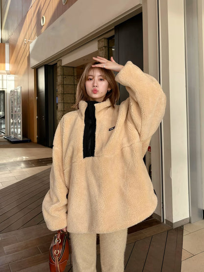 NA460 REVERSIBLE HALF ZIP BOA BLOUSON