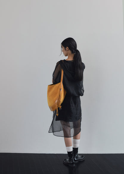 MZ899 CURVEE HOBO SUEDE BAG