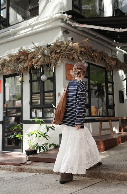 CA905 EMBROIDERED LACE SKIRT