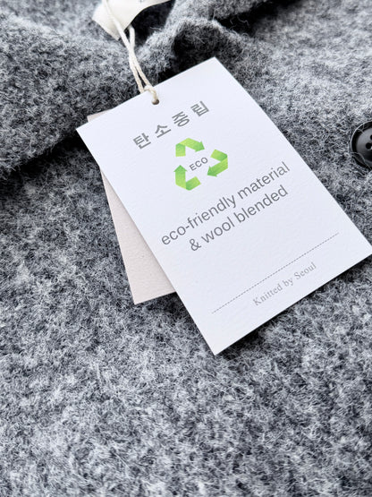 MZ905 1+1 WOOL CARDIGAN SET