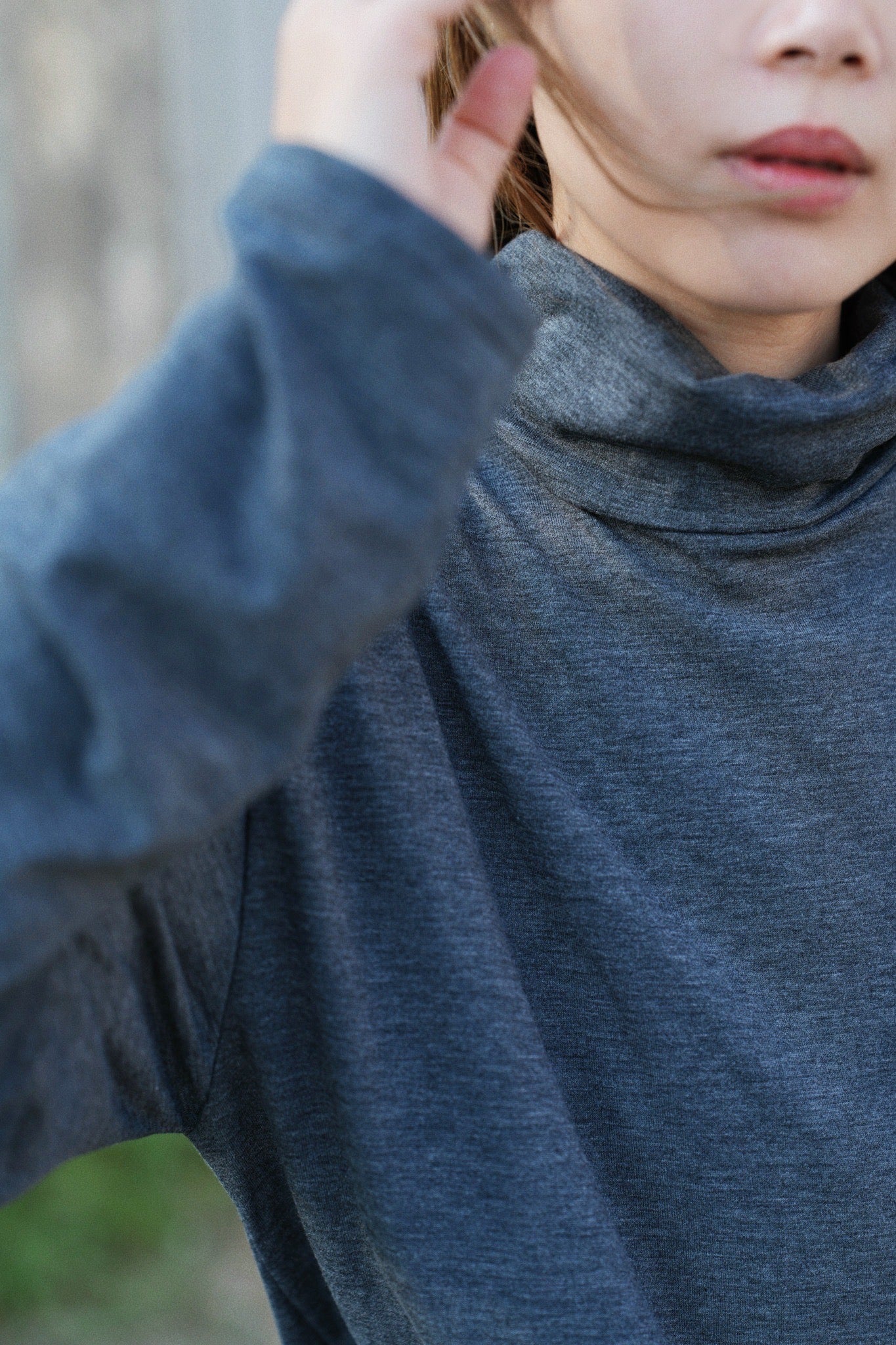 MZ918 TURTLE-NECK BRUSHED LONG TOP【 2件減-$20, 4件減-$50 】