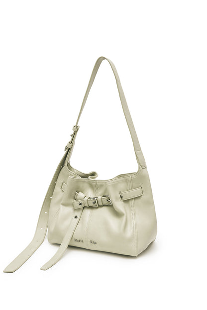MATIN KIM BELTED VOLUNN BUCKET BAG