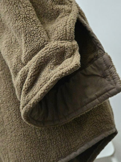 MZ922 OVERSIZED POCKET FLEECE SHIRT