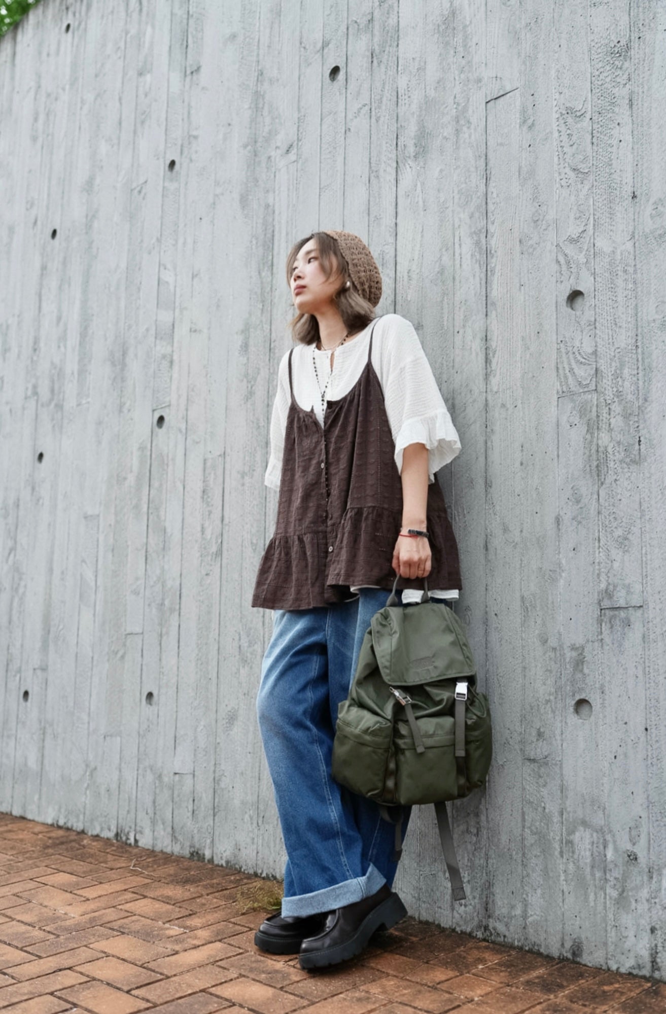 CB140 SWISS DOT COTTON GAUZE BLOUSE