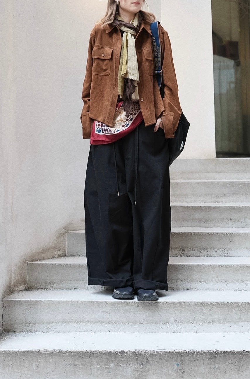MZ965 DRAWSTRING HIJADER PANTS