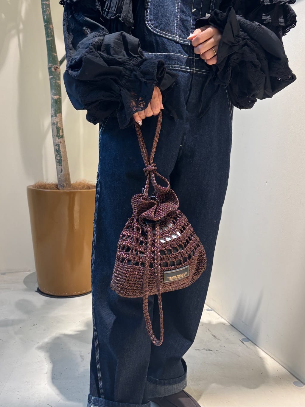 🇯🇵THEATRE PRODUCTS - LAME MESH SHOULDER BAG (限定聯乘款）