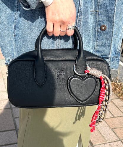 BEAMS HEART BOSTON BAG WITH CHARM