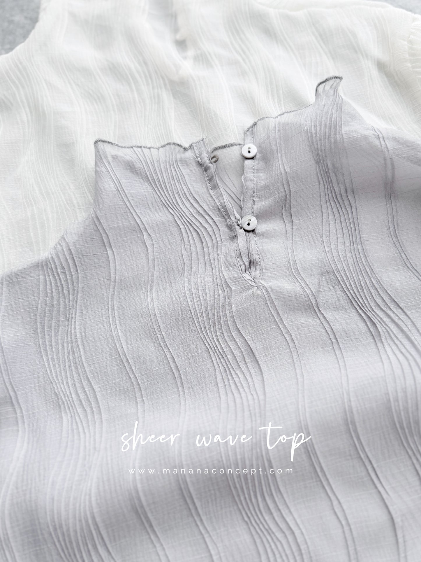 MZ976 SHEER WAVE TOP