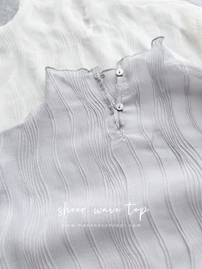 MZ976 SHEER WAVE TOP