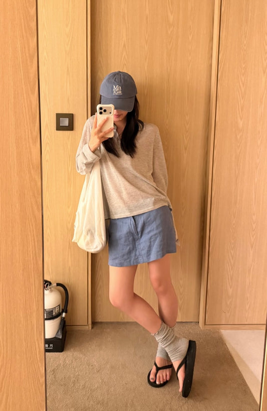 MATIN KIM BLOCK LOGO BALL CAP / 4 colors