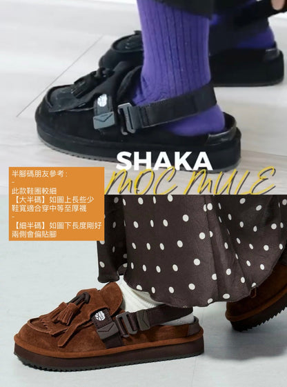 SHAKA - MOC MULE TASSEL SUEDE