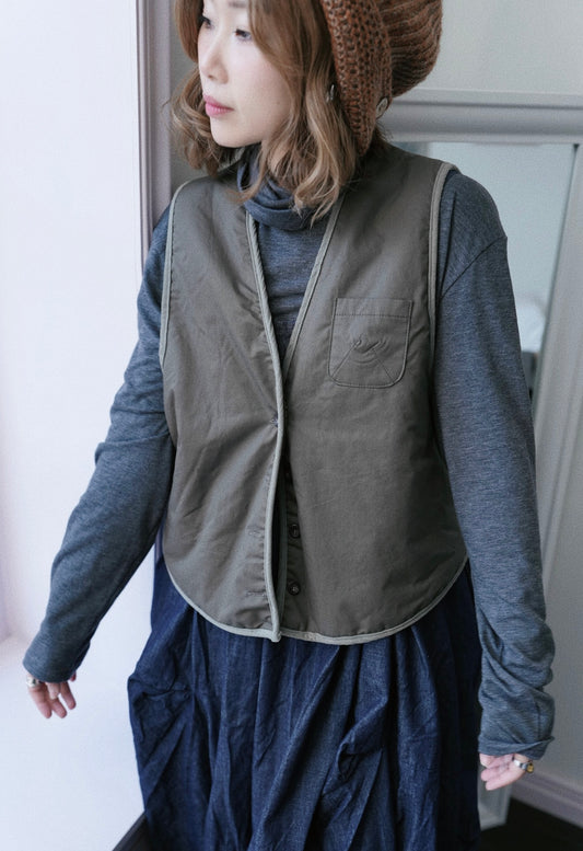 MZ941 2WAY FLEECE VEST